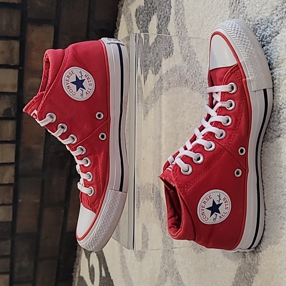 Converse Shoes Womens Converse Chuck Taylor All Star Sz7 Red Canvas